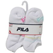 Wholesale - 10pk FILA LOGO LOCKUP HC NS SOCKS SIZE 9-11, UPC: 193159268718
